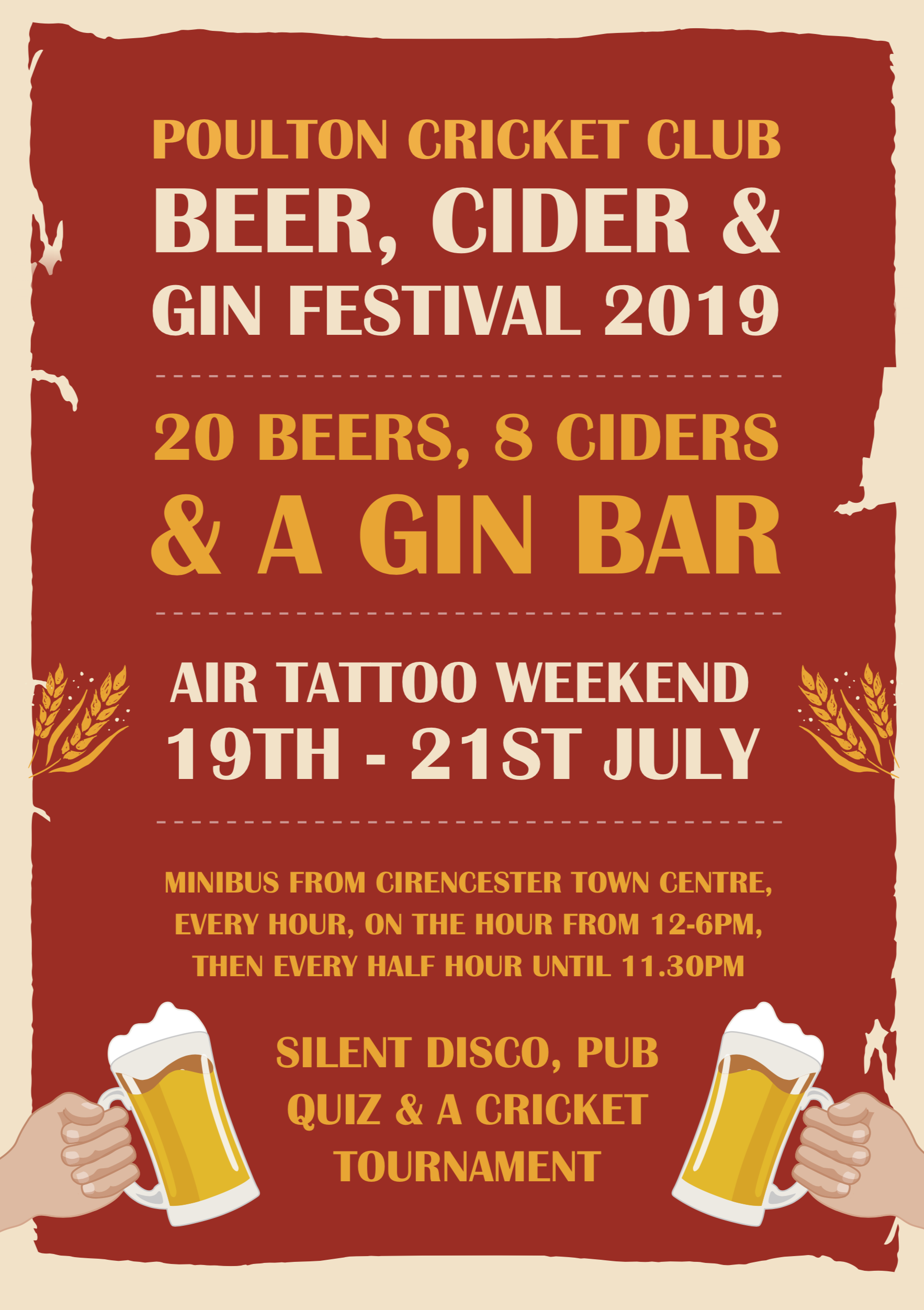 Poulton Cricket Club Beer, Cider and Gin Festival
