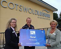 Rugby star formally opens Cotswold Leisure Centre