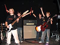 Young rock bands play Corn Hall, Cirencester