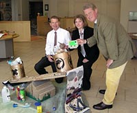 Winning sculpture shows the art of recycling