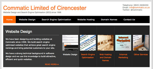 Website Design in Cirencester - Commatic Limited