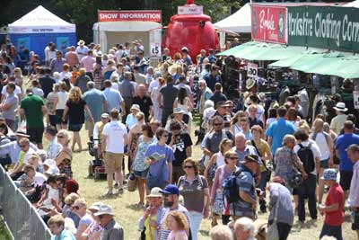 Crowds enjoying themselves at The Cotswold Show