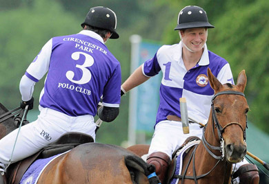 Price Harry at Cirencester Polo