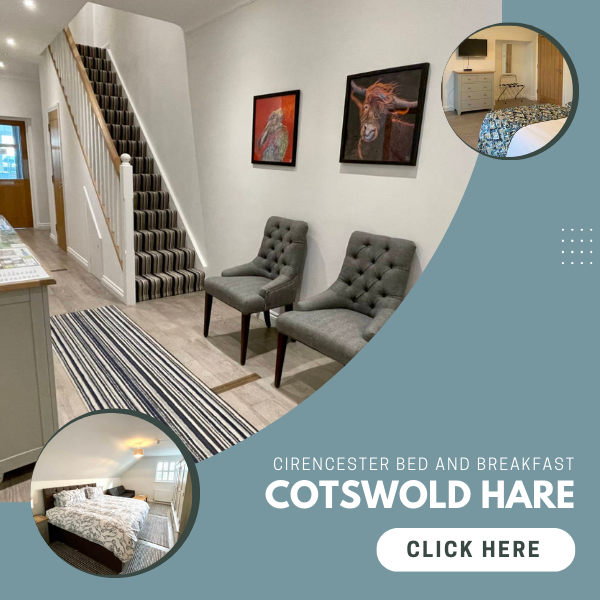 Cotswold Hare bed and breakfast in Cirencester