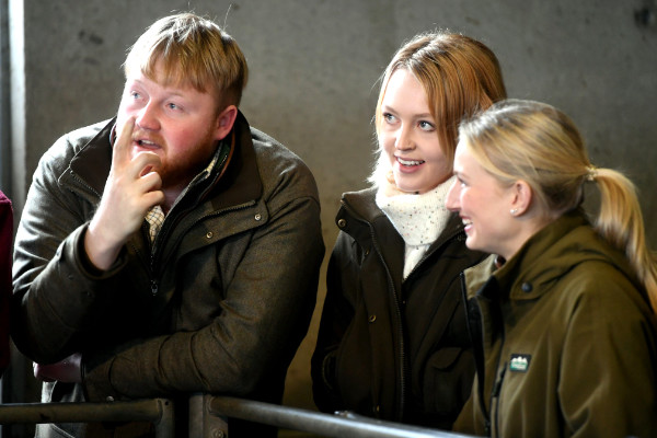 Kaleb Cooper, Caitlyn Bartlett and Caitlin Oxton