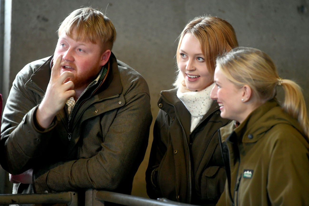 Kaleb Cooper, Caitlyn Bartlett and Caitlin Oxton<br>Image: Paul Nicholls